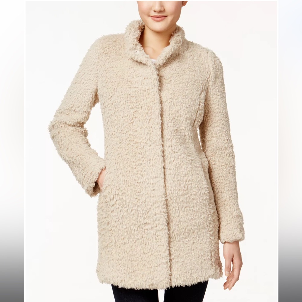 Kenneth Cole Teddy Furry Coat